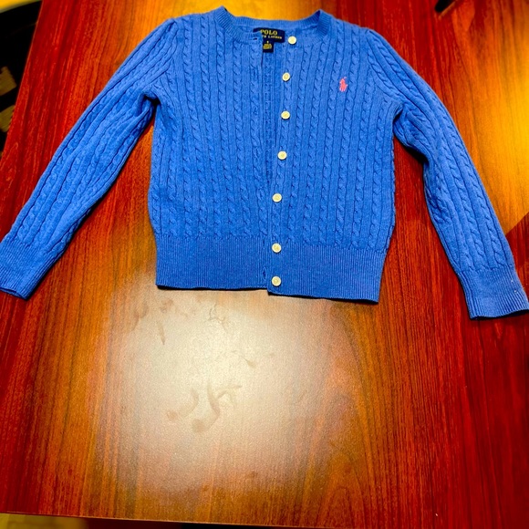 Ralph Lauren Girls Sweater - Size 5 - Picture 1 of 2